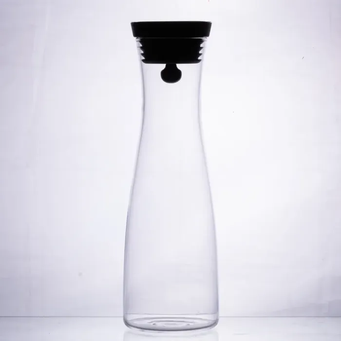 Скляний графин з кришкою 1 л для води, соку, лимонаду HP-19-42 (HP-19-42) - изображение 1