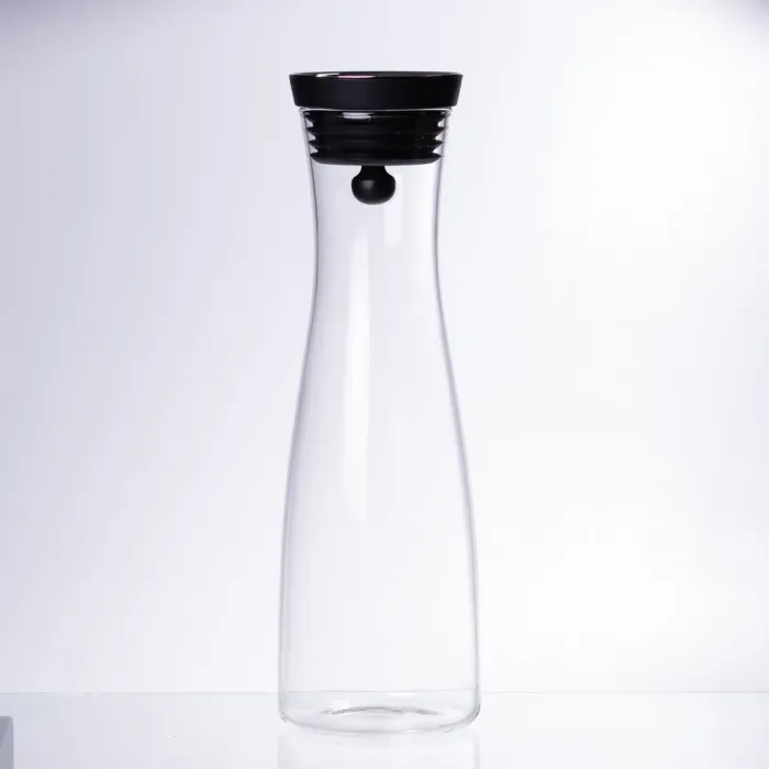 Скляний графин з кришкою 1.2 (л) для води, соку, лимонаду HP-19-43 (HP-19-43) - зображення 1