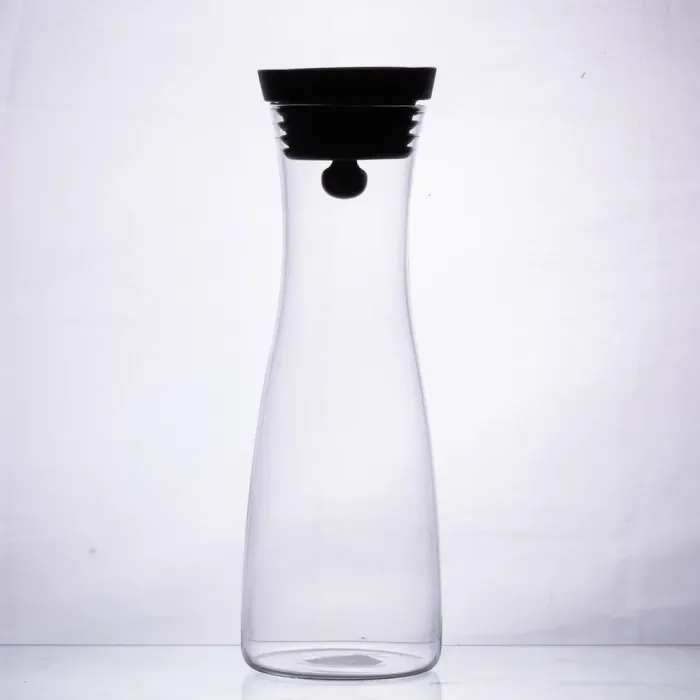 Скляний графін із кришкою 1.5 (л) для води, соку, лимонаду HP-19-44 (HP-19-44) - зображення 5