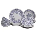Столовий набір посуду 16 (шт) на 4 особи Bitossi порцеляновий Синій YY78-1A (YY78-1A)