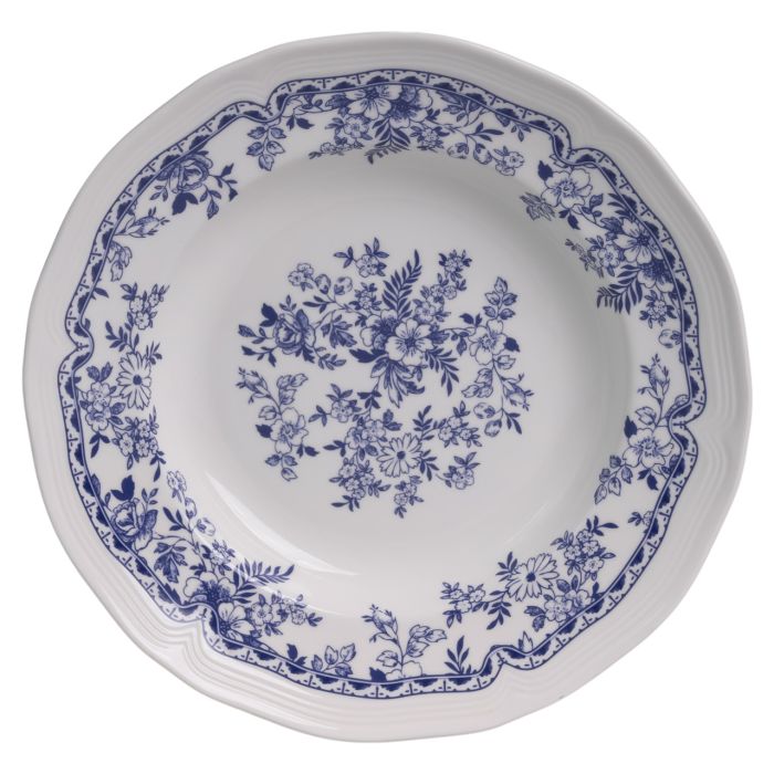 Столовий набір посуду 16 (шт) на 4 особи Bitossi порцеляновий Синій YY78-1A (YY78-1A) - зображення 4