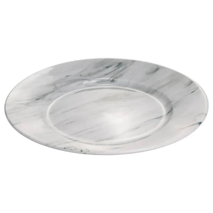 Столовий набір посуду тарілок і чашок 16 предметів на 4 персони Marmor порцеляновий, обідній столовий сервіз тарілок MD-16-2G (MD-16-2G) - зображення 3