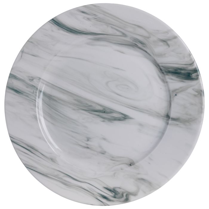 Столовий набір посуду тарілок і чашок 16 предметів на 4 персони Marmor порцеляновий, обідній столовий сервіз тарілок MD-16-2G (MD-16-2G) - изображение 4