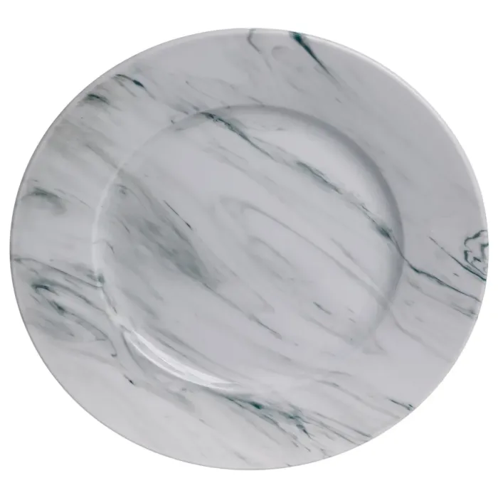 Столовий набір посуду тарілок і чашок 16 предметів на 4 персони Marmor порцеляновий, обідній столовий сервіз тарілок MD-16-2G (MD-16-2G) - зображення 9