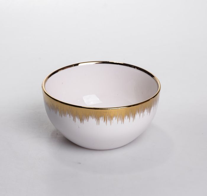 Столовий набір посуду тарілок і чашок 24 предмети на 6 персон «Смарагд» порцеляновий MD-16 (MD-16) - изображение 3