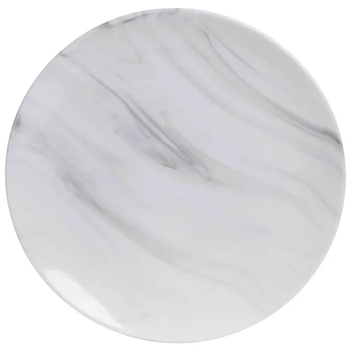 Столовий набір посуду тарілок і чашок 24 предметів на 6 персон Marmor порцеляновий MD-24-2G (MD-24-2G) - зображення 2