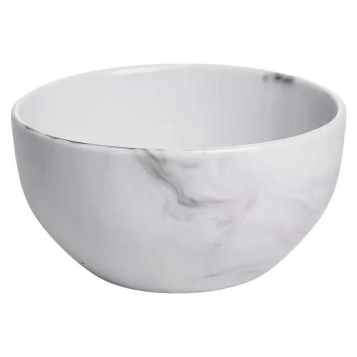 Столовий набір посуду тарілок і чашок 24 предметів на 6 персон Marmor порцеляновий MD-24-2G (MD-24-2G) - зображення 3