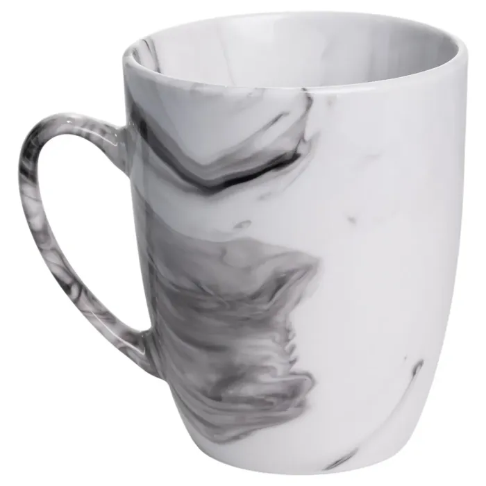 Столовий набір посуду тарілок і чашок 24 предметів на 6 персон Marmor порцеляновий MD-24-2G (MD-24-2G) - зображення 6