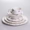Столовий набір посуду тарілок і чашок 32 предмети на 6 персон Pearl порцеляновий YY78-4A (YY78-4A)