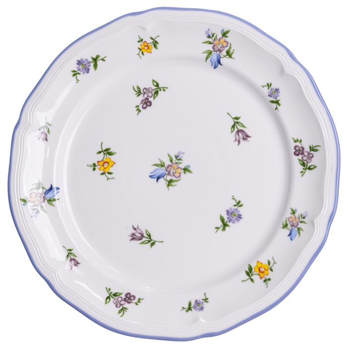 Столовий набір посуду тарілок і чашок 32 предмети на 6 персон Retro Floral порцеляновий, обідній столовий сервіз тарілок YY78-9A (YY78-9A) - изображение 4