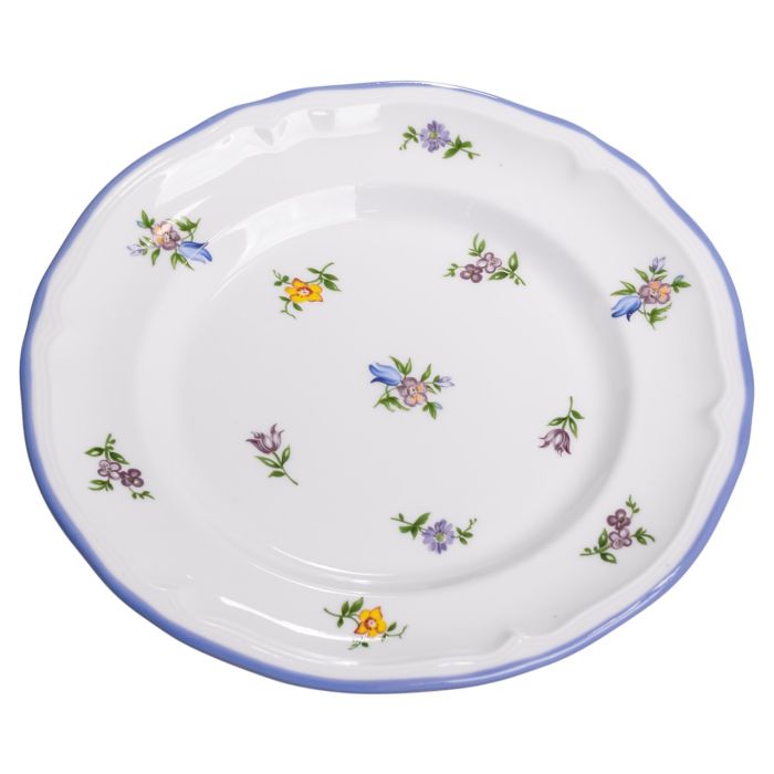 Столовий набір посуду тарілок і чашок 32 предмети на 6 персон Retro Floral порцеляновий, обідній столовий сервіз тарілок YY78-9A (YY78-9A) - изображение 5