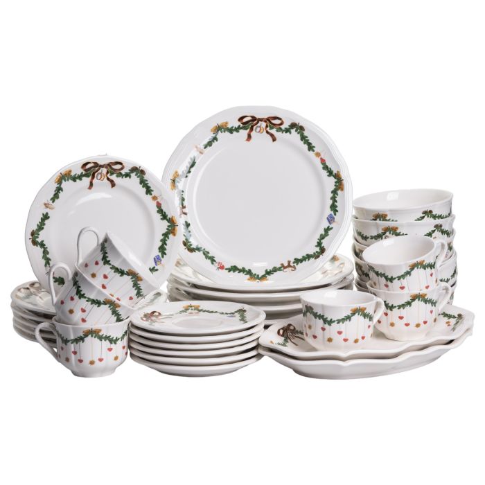 Столовий набір посуду 32 предмети на 6 осіб ROYAL порцеляновий YY78-11A (YY78-11A) - зображення 1