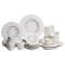 Столовий набір посуду тарілок і чашок 32 предмети на 6 персон Sophie порцеляновий, обідній столовий сервіз тарілок YY78-5A (YY78-5A)