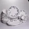 Столовий набір посуду тарілок і чашок 32 предмети на 6 персон Vintage порцеляновий YY78-10A (YY78-10A)