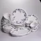 Столовий набір посуду тарілок і чашок 32 предмети на 6 персон Vintage порцеляновий YY78-10A (YY78-10A)