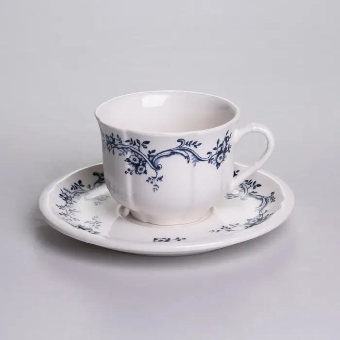 Столовий набір посуду тарілок і чашок 32 предмети на 6 персон Vintage порцеляновий YY78-10A (YY78-10A) - зображення 6