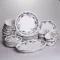 Столовий набір посуду тарілок і чашок 32 предмети на 6 персон Vintage порцеляновий YY78-10A (YY78-10A)