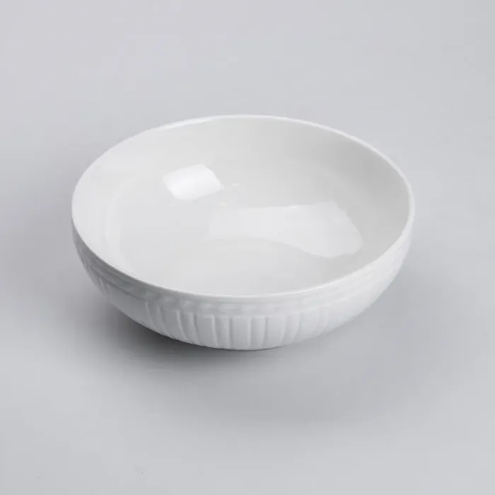 Столовый сервиз белый керамический на 6 персон 39 предметов (HP-7-705) - изображение 5