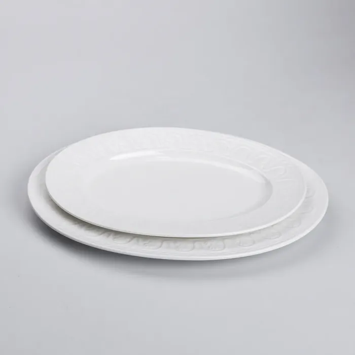 Столовый сервиз белый керамический на 6 персон 39 предметов (HP-7-705) - изображение 6