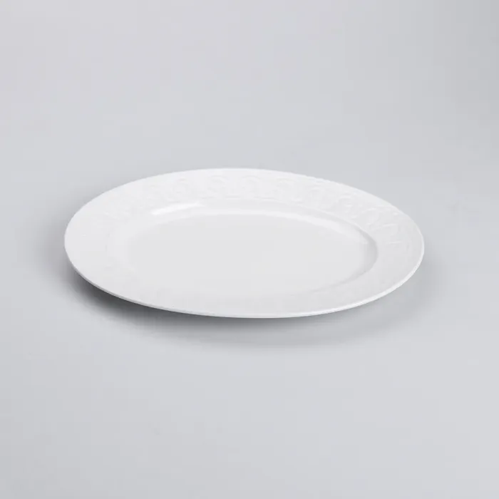 Столовый сервиз белый керамический на 6 персон 39 предметов (HP-7-705) - изображение 9