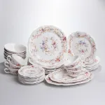 Столовий сервіз порцеляновий Vintage 32 предмети на 6 осіб Yiwu ALS-32PCS (ALS-32PCS)