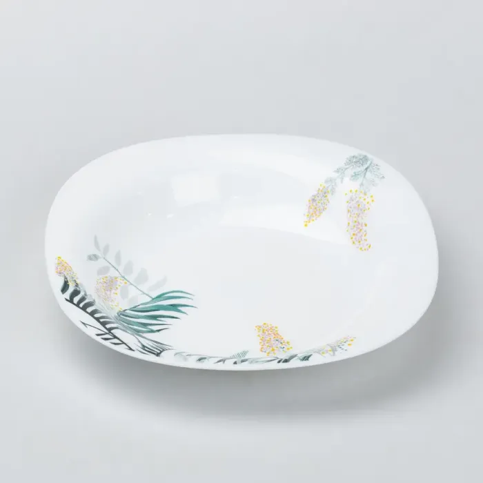 Столовий сервіз квадратних тарілок 24 штуки керамічних на 6 персон (HP23410) - изображение 3