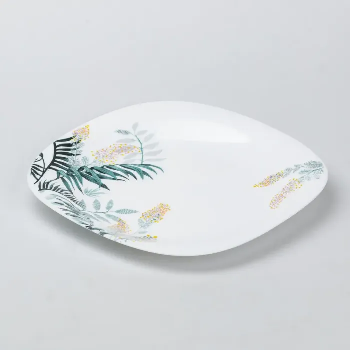 Столовий сервіз квадратних тарілок 24 штуки керамічних на 6 персон (HP23410) - изображение 4