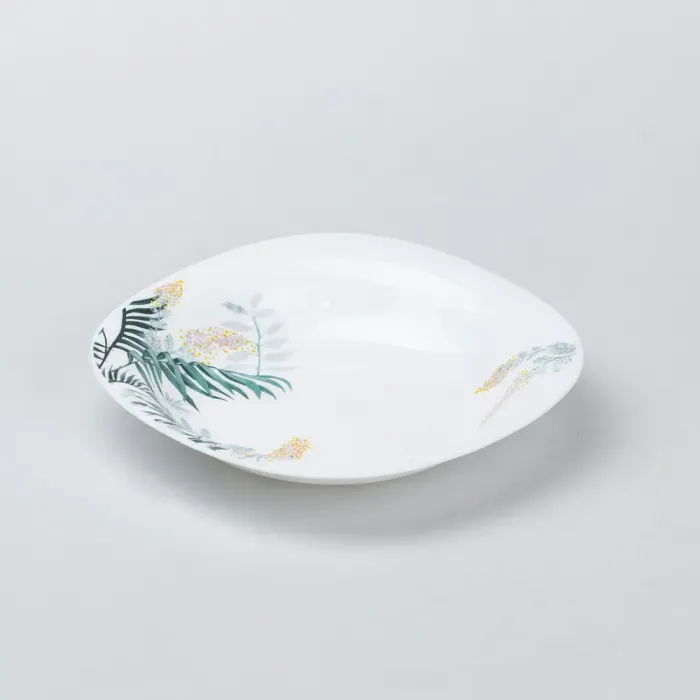 Столовий сервіз квадратних тарілок 24 штуки керамічних на 6 персон (HP23410) - изображение 5