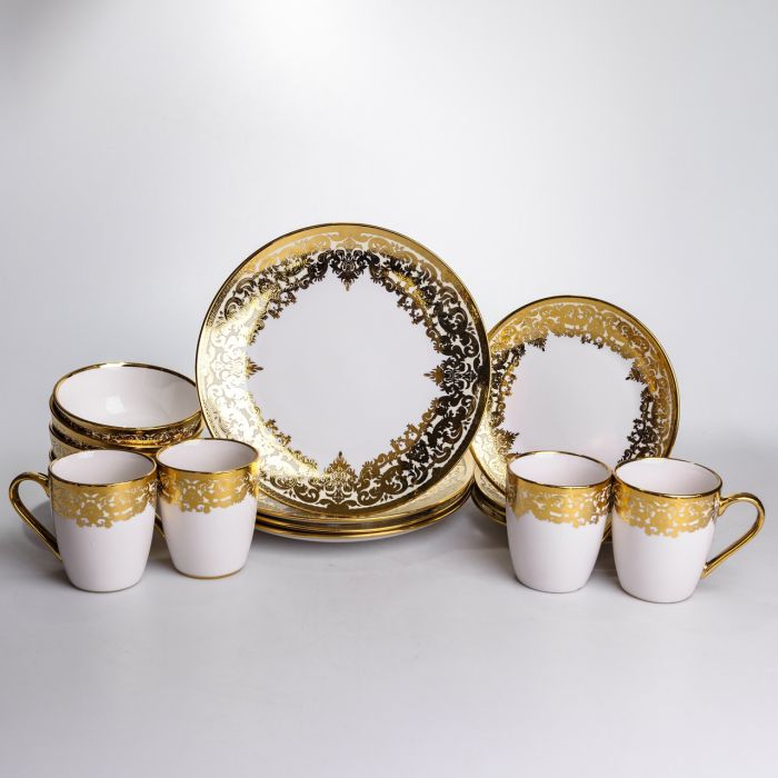 Столовий сервіз на 4 персони порцеляновий Royal Yiwu HB-16 (HB-16) - изображение 1