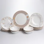 Столовий сервіз на 6 персон порцеляновий Camila 24 предмети Yiwu HP-7-712 (HP-7-712)