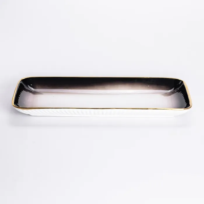 Столовий сервіз на 6 осіб з порцеляни 32 предмети Коричневий HP-26-13BR (HP-26-13BR) - зображення 3