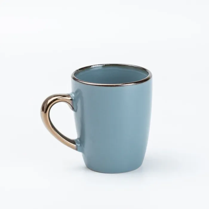 Столовий сервіз тарілок та кухоль на 4 персони керамічний чашка 400 мл (HP20331) - изображение 2