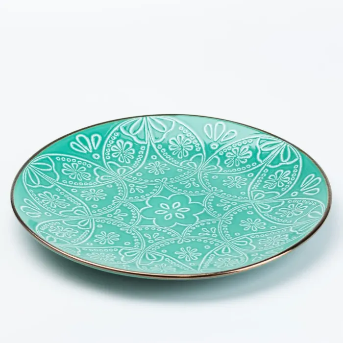 Столовий сервіз тарілок та чашок на 4 персони керамічний • чашки 400 мл (HP20347) - изображение 5