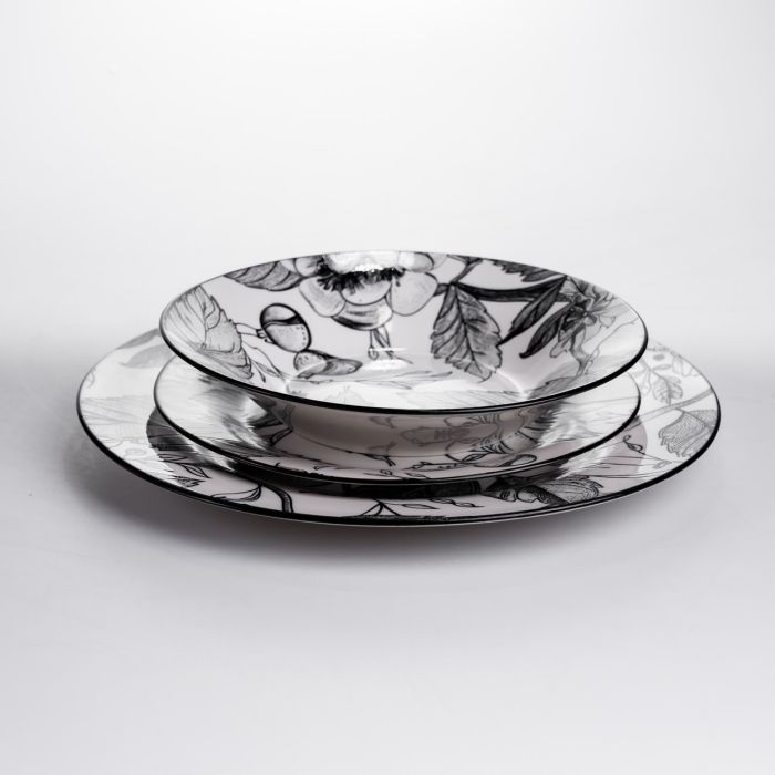 Столовий сервіз на 6 персон 18 предметів порцеляновий HP-HK-A4 (HP-HK-A4) - зображення 2