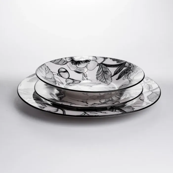 Столовий сервіз на 6 персон 18 предметів порцеляновий HP-HK-A4 (HP-HK-A4) - зображення 2