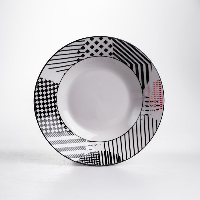 Столовий сервіз на 6 персон 18 предметів набір порцелянових тарілок HP-HK-A3 (HP-HK-A3) - зображення 3