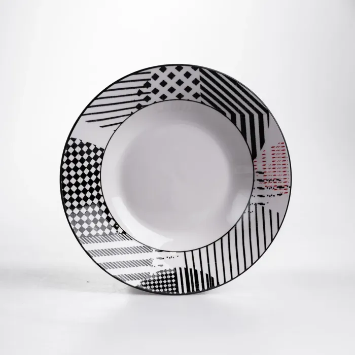 Столовий сервіз на 6 персон 18 предметів набір порцелянових тарілок HP-HK-A3 (HP-HK-A3) - зображення 3