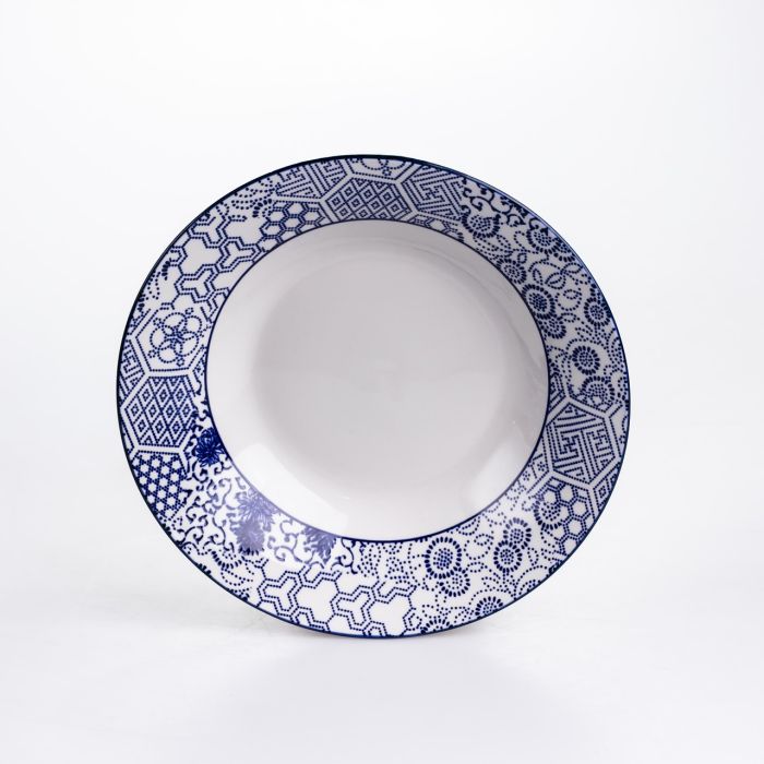 Столовий сервіз на 6 персон 18 предметів порцеляновий HP-HK-A5 Синій (HP-HK-A5) - зображення 3