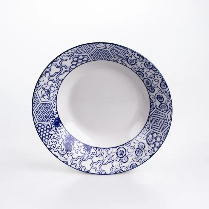 Столовий сервіз на 6 персон 18 предметів порцеляновий HP-HK-A5 Синій (HP-HK-A5) - зображення 3