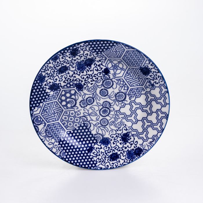 Столовий сервіз на 6 персон 18 предметів порцеляновий HP-HK-A5 Синій (HP-HK-A5) - зображення 4