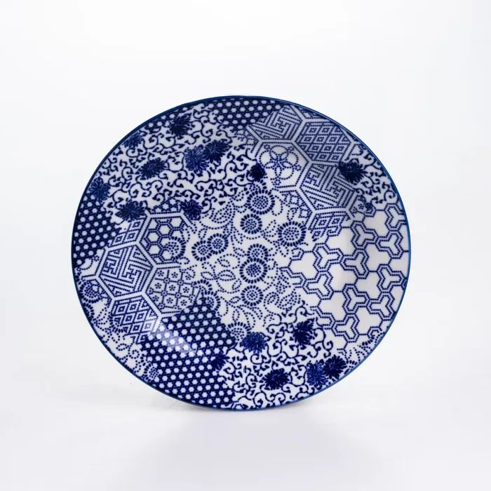 Столовий сервіз на 6 персон 18 предметів порцеляновий HP-HK-A5 Синій (HP-HK-A5) - зображення 4