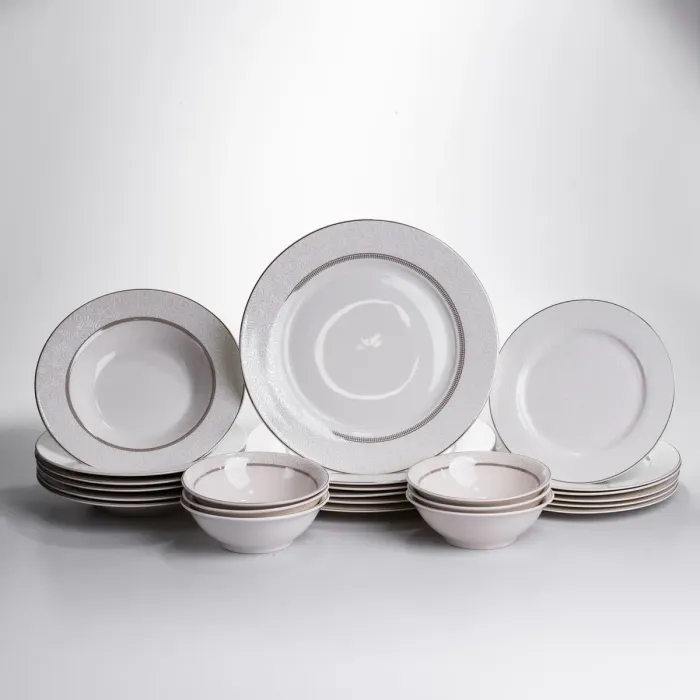 Столовий сервіз на 6 персон 24 предмети порцеляновий HP-HK-A13 (HP-HK-A13) - зображення 1