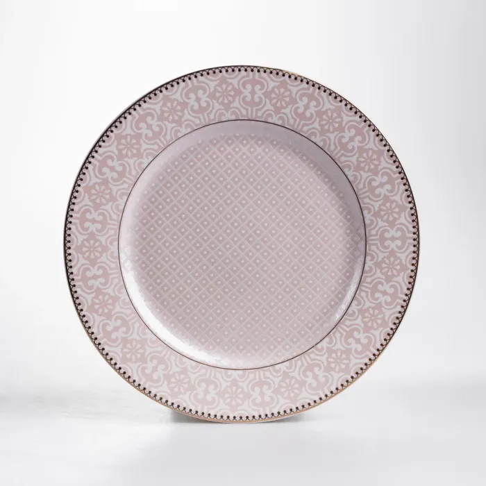 Столовий сервіз на 6 персон 24 предмети порцеляновий HP-HK-A12 Бежевий (HP-HK-A12) - зображення 6