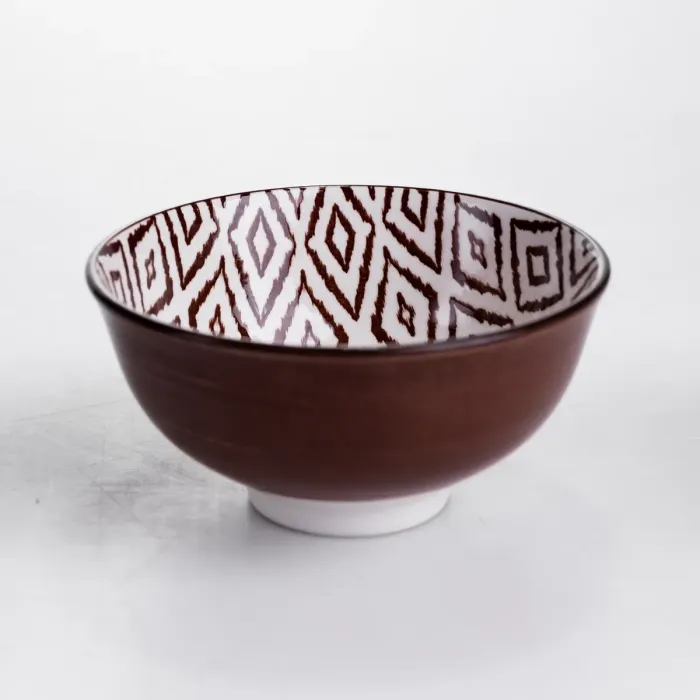 Столовий сервіз на 6 персон 24 предмети порцеляновий HP-HK-A10 Коричневий (HP-HK-A10) - зображення 2