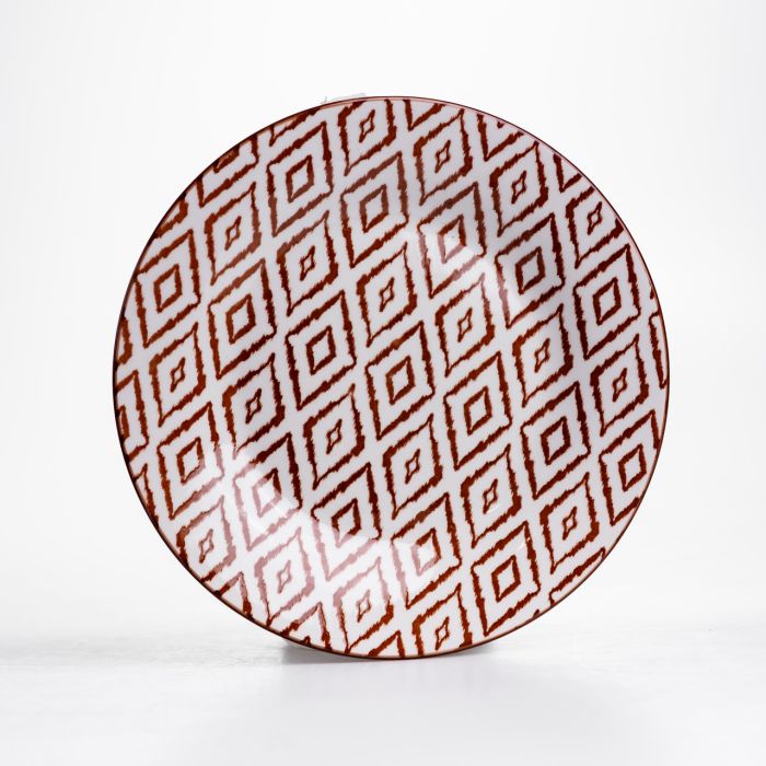 Столовий сервіз на 6 персон 24 предмети порцеляновий HP-HK-A10 Коричневий (HP-HK-A10) - зображення 4