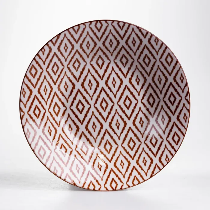 Столовий сервіз на 6 персон 24 предмети порцеляновий HP-HK-A10 Коричневий (HP-HK-A10) - зображення 5