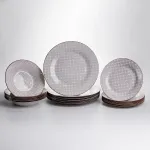 Столовий сервіз на 6 персон 24 предмети порцеляновий HP-HK-A9 (HP-HK-A9)