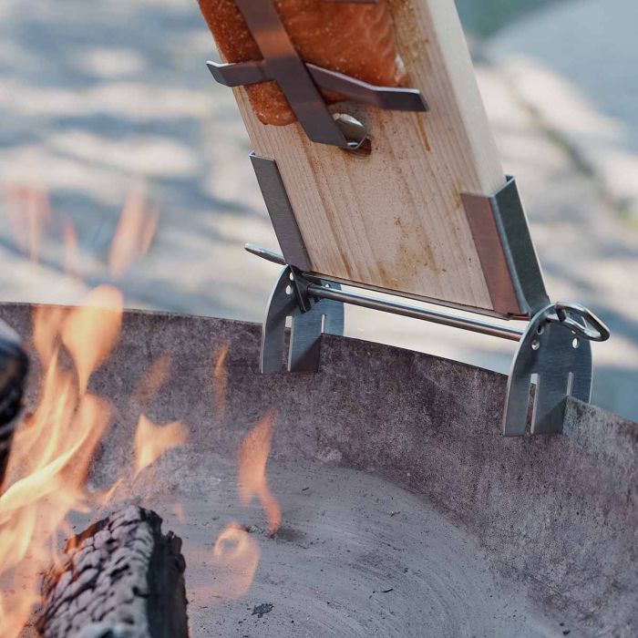 Стійка для риби з кедровою дошкою SANTOS, нержавіюча сталь 236935 - зображення 6