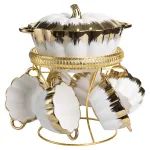 Суповой сервиз на 6 персон супница 2 (л) на подставке с бульонницами 350 (мл) ML152 (ML152)