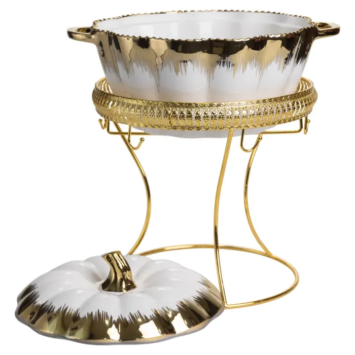 Суповой сервиз на 6 персон супница 2 (л) на подставке с бульонницами 350 (мл) ML152 (ML152) - зображення 6